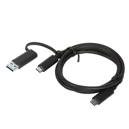 Lenovo Hybrid USB-C med USB-A-kabel 4X90U90618 