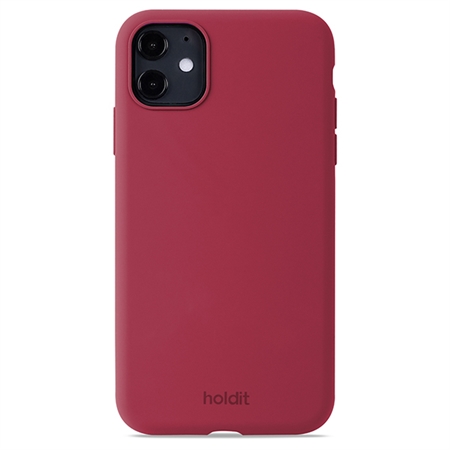 HOLDIT - Silicone Cover Red Velvet - iPhone 11 & XR