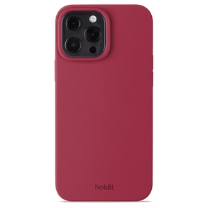 HOLDIT - Silicone Cover Red Velvet - iPhone 12 & 12 Pro