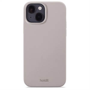 HOLDIT - Silicone Cover Taupe - iPhone 15