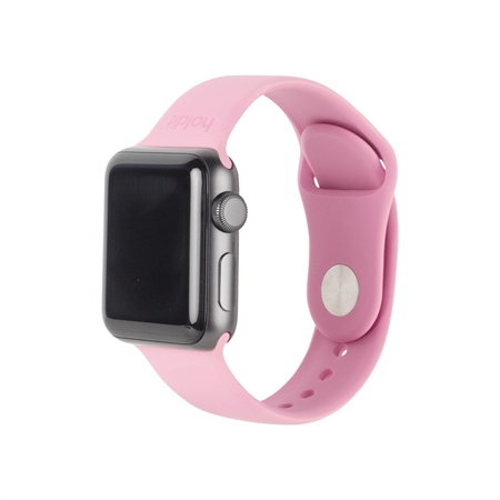 Holdit - Pink Silikone Rem til Apple Watch 41/40 & 38mm