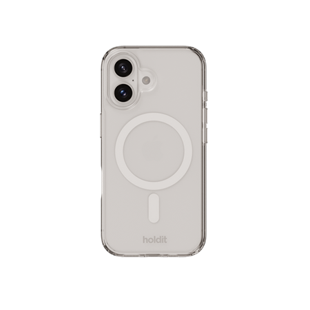 HOLDIT - MagSafe Case - Hvid/Transparent- iPhone 16 Plus