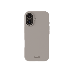 HOLDIT - Silicone Cover Taupe - iPhone 16