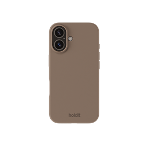 HOLDIT - Silicone Cover Mocha Brown - iPhone 16