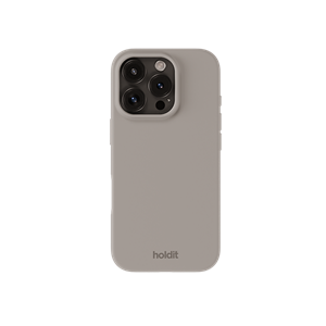 HOLDIT - Silicone Cover Taupe - iPhone 16 Pro