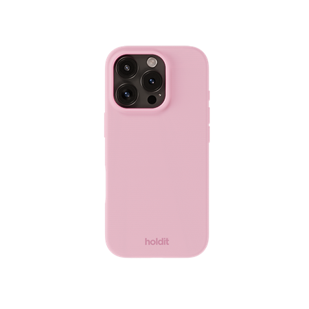 HOLDIT - Silicone Cover Pink - iPhone 16 Pro Max