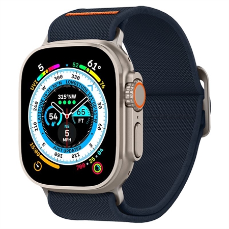 Spigen - Navy Lite Fit Ultra rem til Apple Watch 49/45/44 & 42mm