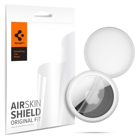 Spigen - AirSkin Shield HD beskyttelses film til AirTag (4pak)