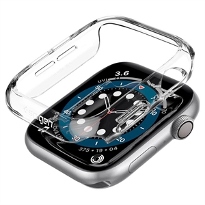 Spigen - Clear Thin Fit beskyttelse til Apple Watch 9/8/7 41mm
