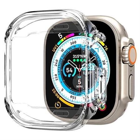 Spigen - Clear Thin Fit beskyttelse til Apple Watch Ultra 2 & Ultra 49mm