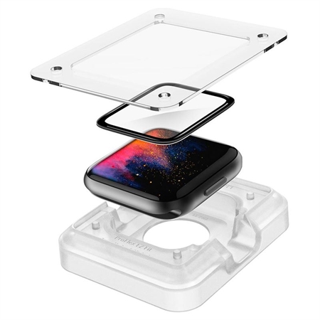 Spigen - Pro Flex EZ Fit Beskyttelsesglas & Etui til Apple Watch 45mm (2 Pak)