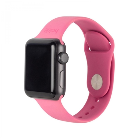 Holdit - Lys Pink Silikone Rem til Apple Watch 41/40 & 38mm