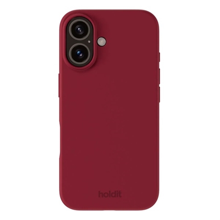 HOLDIT - Silicone Cover Red Velvet - iPhone 16